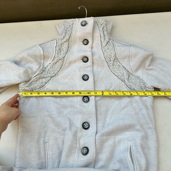 Nic+Zoe - Long Women's Coat with High Collar - Picture 6 of 6